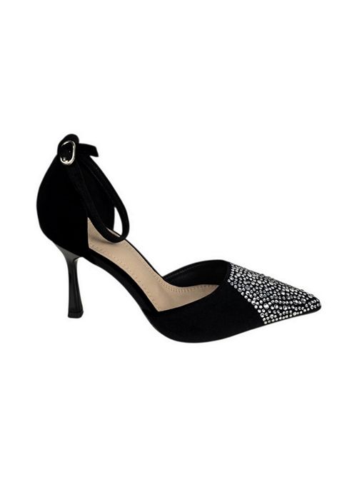 decollettè donna con strass nero Twenty Fourhaitch | NEW ORIONENERO